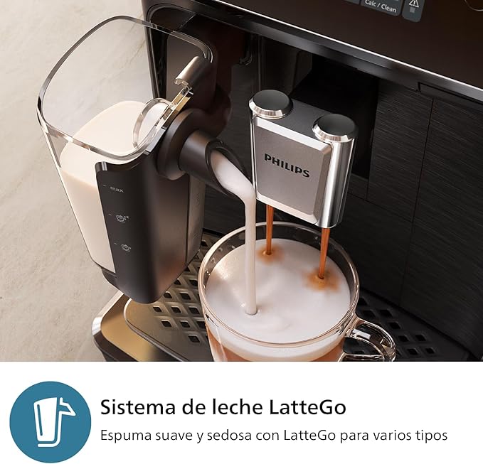 Cafetera con leche PHILIPS Serie EP2300